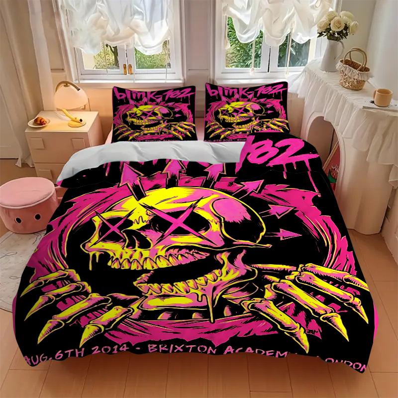 Blink Concert Poster Print 3Pcs Bedding Setduvet Cover With 2 Bedropillowcase Home Birthday Gift