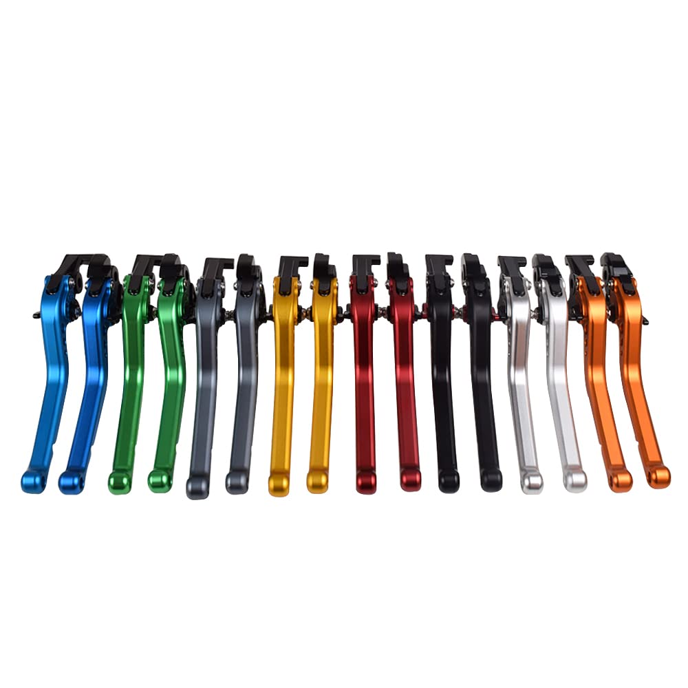 Для мотоцикла Yamaha YBR125 2005-2014 Длинный рычаг тормоза и сцепления, Легкий, Алюминиевый, Регулируемый, Левый и