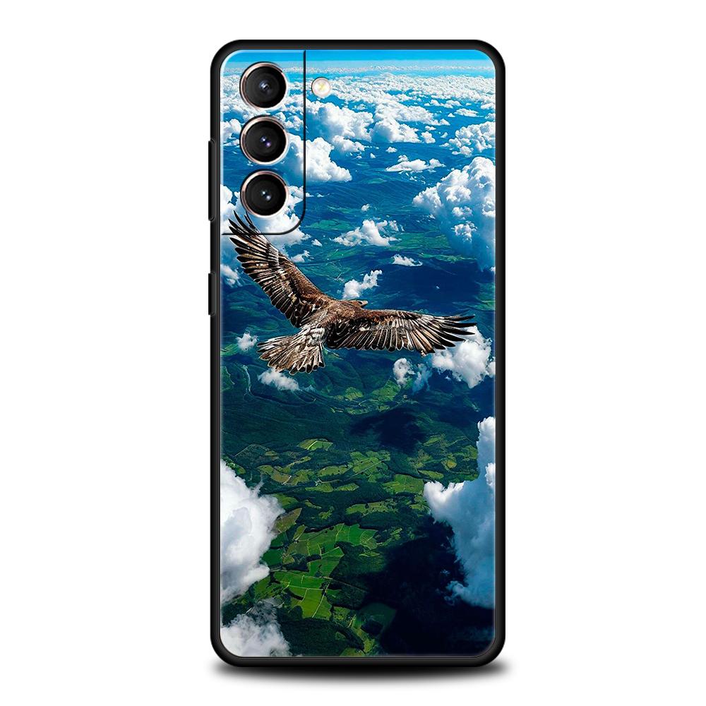 Чехол для телефона 'Орел' для Samsung Galaxy S25 Edge S24 S23 S22 Ultra S20 S21 FE 5G S10 S9 Plus S10E Мягкий чехол
