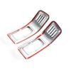 Interior Decorative Patch Cover For BYD Shark 6 Pickup Dashboard Outlet Frame Sticker Protector Carbon Look Abs Material 2pcs