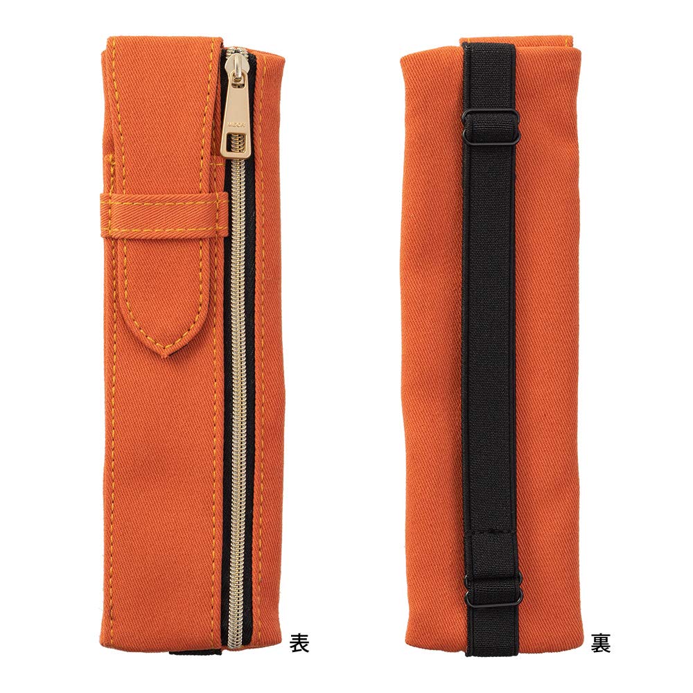 Чехол для ручки Midori Book Band Pen Case для форматов от B6 до A5, оранжевый 62323006