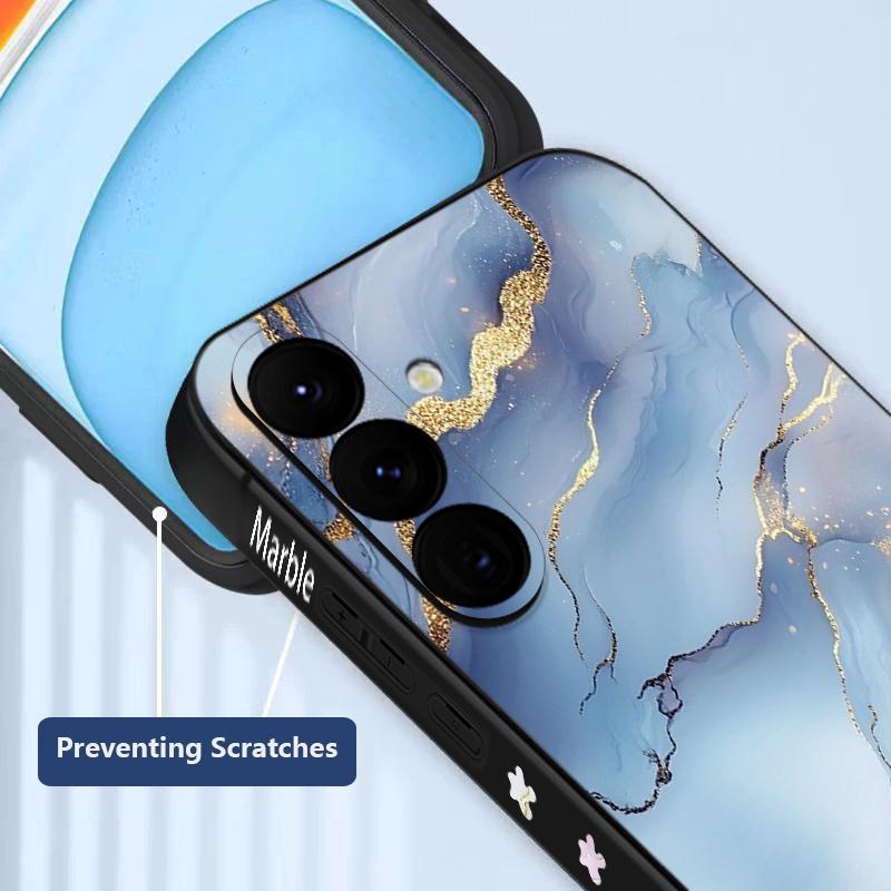 Акварельный мраморный чехол для Samsung Galaxy S26 S25 Ultra S24 S23 S22 Plus S21 FE A15 A16 A17 A35 A36 A54 A55 A56 5G Мягкая крышка