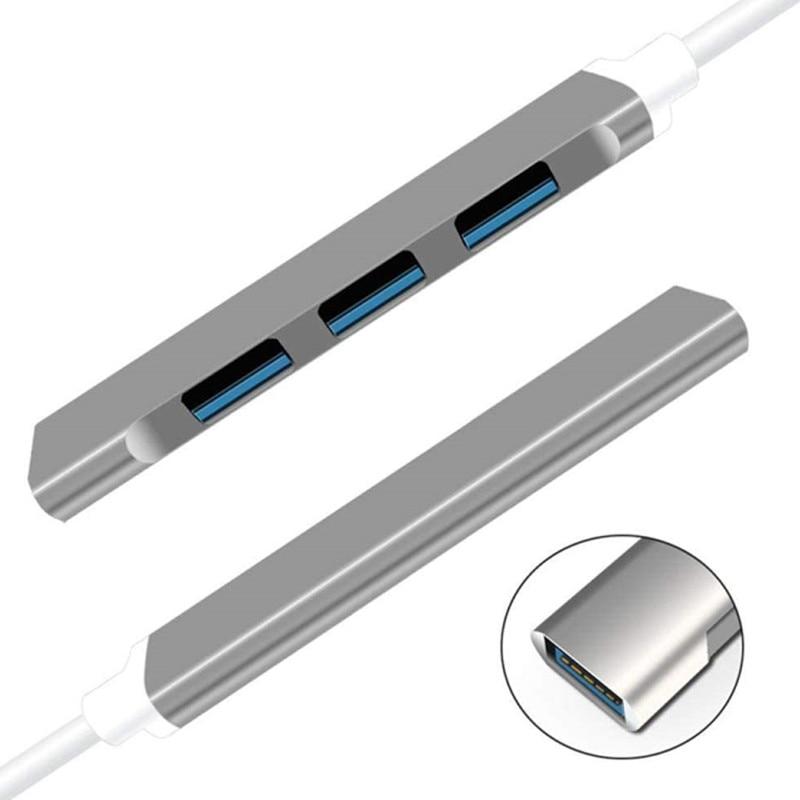 USB C HUB 3,0 Type C 4-портовый мульти-сплиттер-адаптер OTG для Lenovo Xiaomi Macbook Pro 13 15 Air Pro PC Компьютерные аксессуары