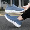 Обувь Мужская 2024 Новая повседневная обувь Кроссовки для бега Flying Weaving Кроссовки с мягкой подошвой Трендовые кроссовки Lazy Shoes One-pedal Single Sneakers