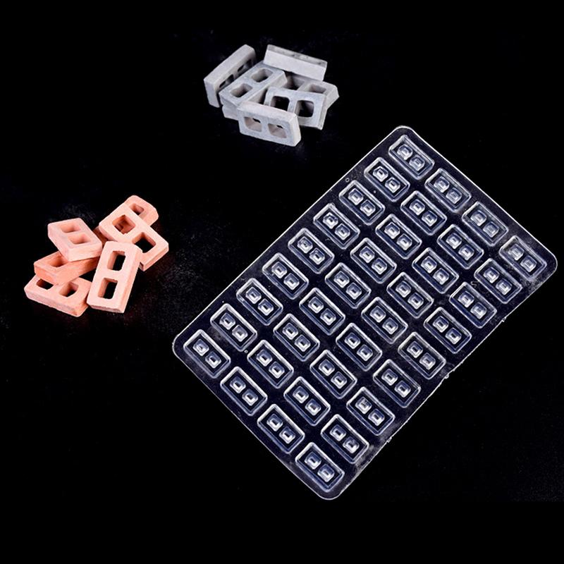 1 комплект песочного стола для изготовления мини-кирпича, силиконовая форма, цементная модель, набор кирпичей