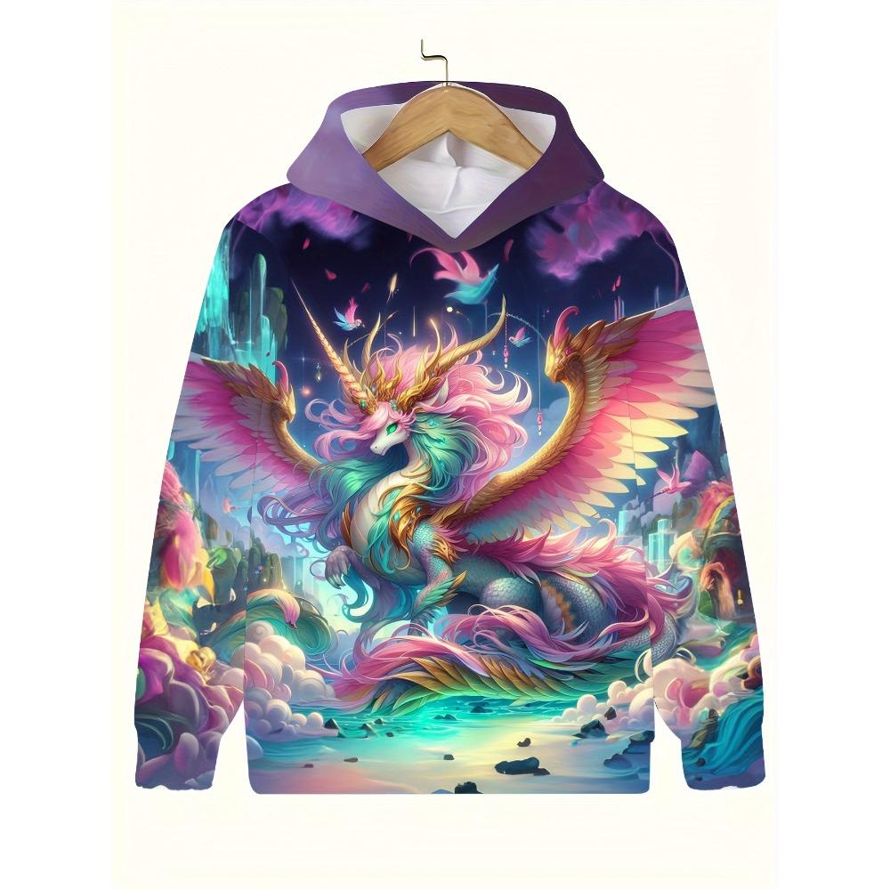 Детская одежда Толстовки с капюшоном для девочек с длинным рукавом 3D милые животные принт детская одежда весна-осень повседневная кавайная одежда для девочек на открытом воздухе топы