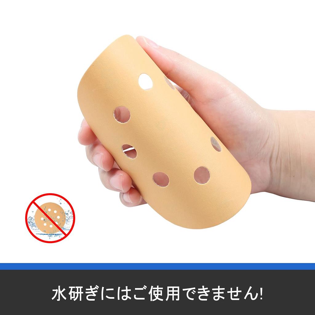 LEONTOOL Sanding 100 Velcro Round Sandpaper for Air Sanders and Round for Polishing and Metal Surface and Finishing #500 Discs, Sheets, 125mm, 8-Hole