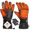 Heated Gloves 16000mAh Heated Motorcycle Maximum Temperature 3M DC 3 Temperature Cold Smartphone Fleece for Hiking and Snow Removal [Winter 2025,