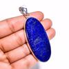 Lapis Lazuli Gemstone 925 Solid Sterling Silver Handmade Pendant Jewelry, Statement Women Pendant , Gift For Her.