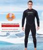 Мужской гидрокостюм 5 мм с флисовой подкладкой и защитой от солнца - костюм для снорклинга SLINX