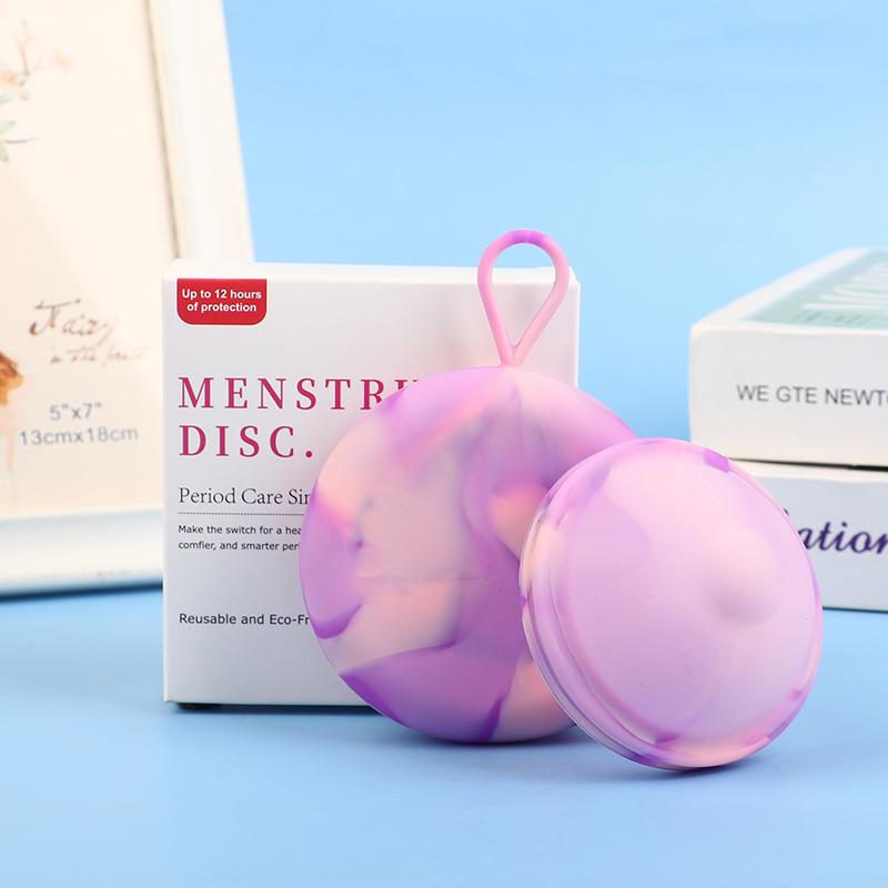 Силиконовая менструальная чаша Менструальный диск Женская гигиена Женское здоровье Период Менструальный коллектор Экстра-тонкий Стерилизующий