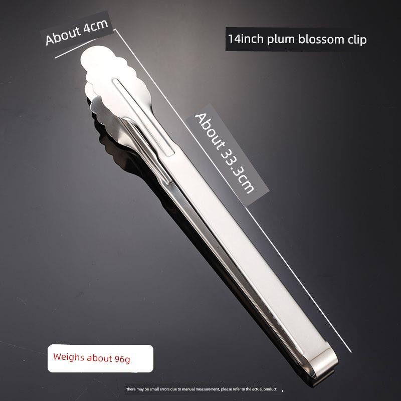 Stainless Steel Tongs, Food Tongs, Stainless Steel Food Clips, Bread Tongs, Barbecue Tongs, Bun and Steamed Bun Tongs, Extended Spicy Hot Pot Tongs