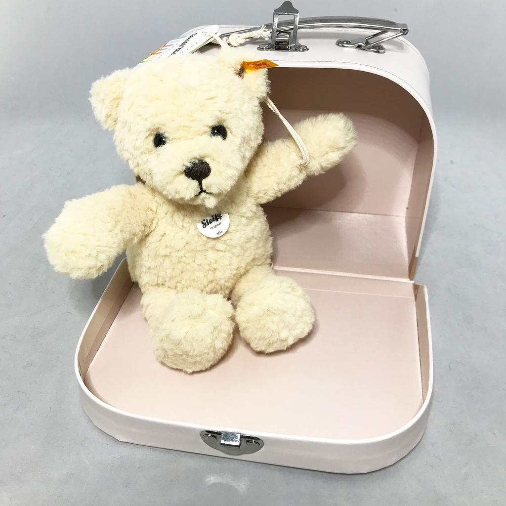 Мягкая игрушка мишка Steiff Teddy bearr эксклюзивный чемодан 08Mila Teddy bear in suitcase [item]