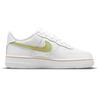 Nike Air Force 1 LV8 Кожа Классические Повседневные Нескользящие Амортизирующие Прочные Низкие Кроссовки Детские Кроссовки Белый Зеленый DN8000-100