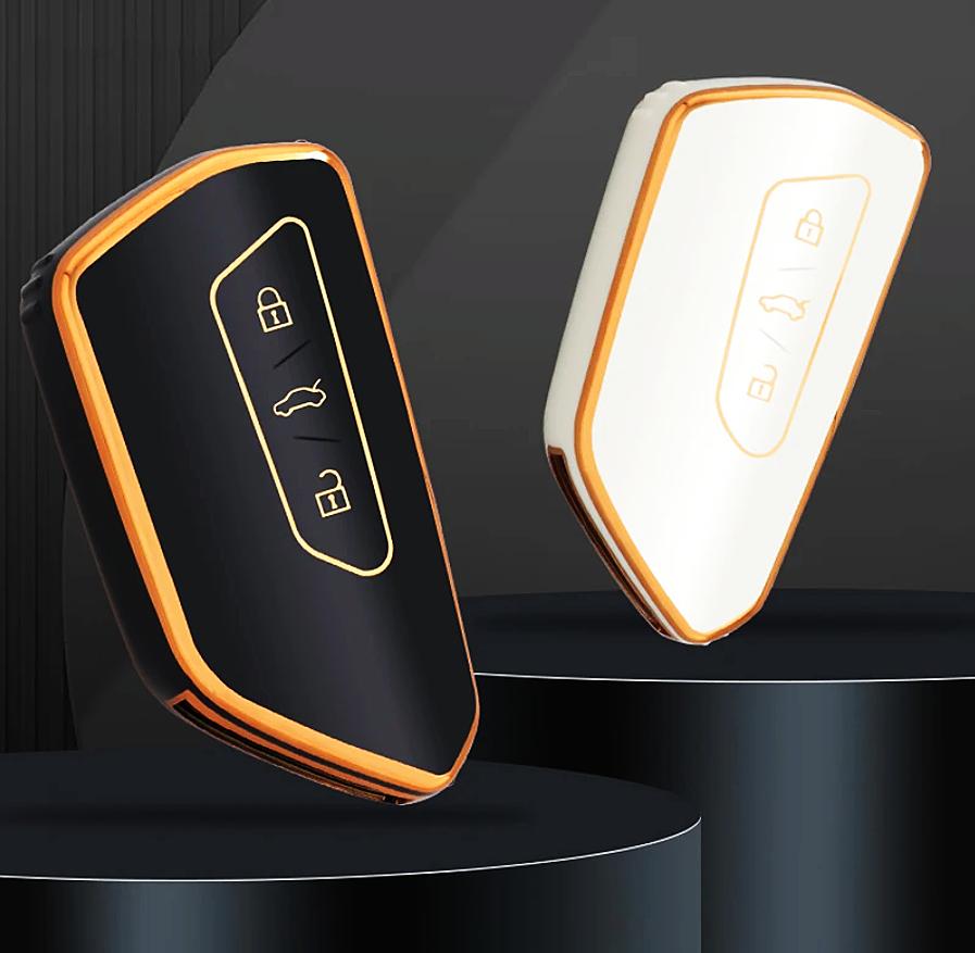 Модный чехол для ключей из ТПУ для Volkswagen VW Golf 8 MK8 ID-4 ID-6 для Skoda Octavia A8 для Seat Leon FR MK4 Cupra