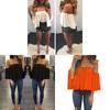 Premium Quality Fashion Women's Summer Off Shoulder Long Sleeve Casual Blouse