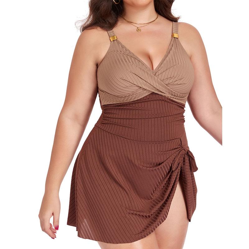 Plus Size Swimsuit Women Bathing Suit Female Beach Swimdress