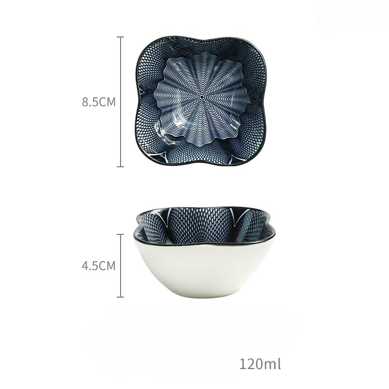 Японская керамическая десертная тарелка, подставка для фруктов, креативная маленькая тарелка для ароматизаторов, блюдо для макания, барбекю, хот-пот, ресторанная тарелка для закусок