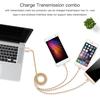 Зарядный кабель USB 3 в 1 для iPhone Кабель Micro USB типа C для быстрой зарядки Кабель зарядного устройства