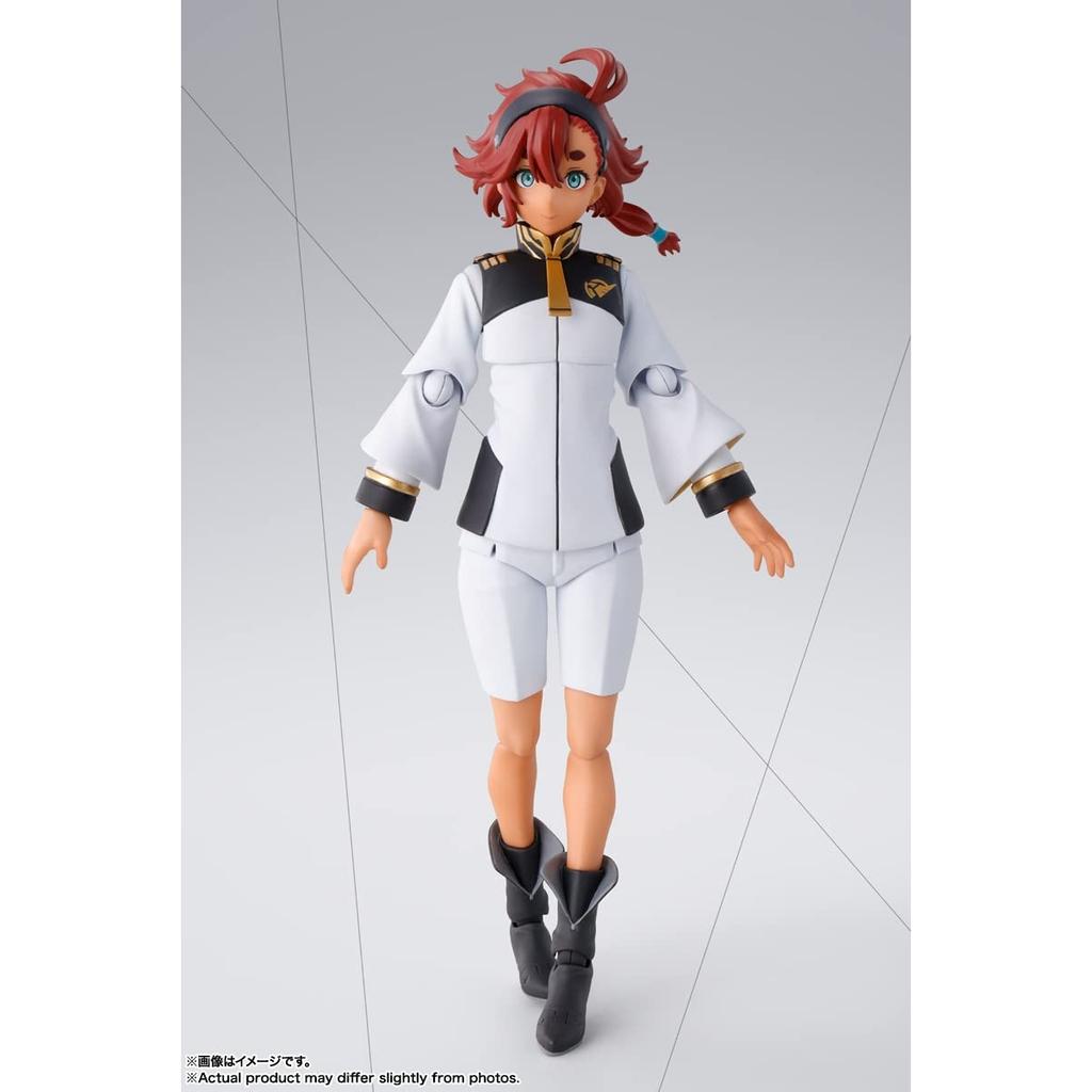 TAMASHII NATIONS SHFiguarts Gundam Witch из Mercury Suletta Mercury 140 мм окрашенная фигурка из ПВХ и АБС