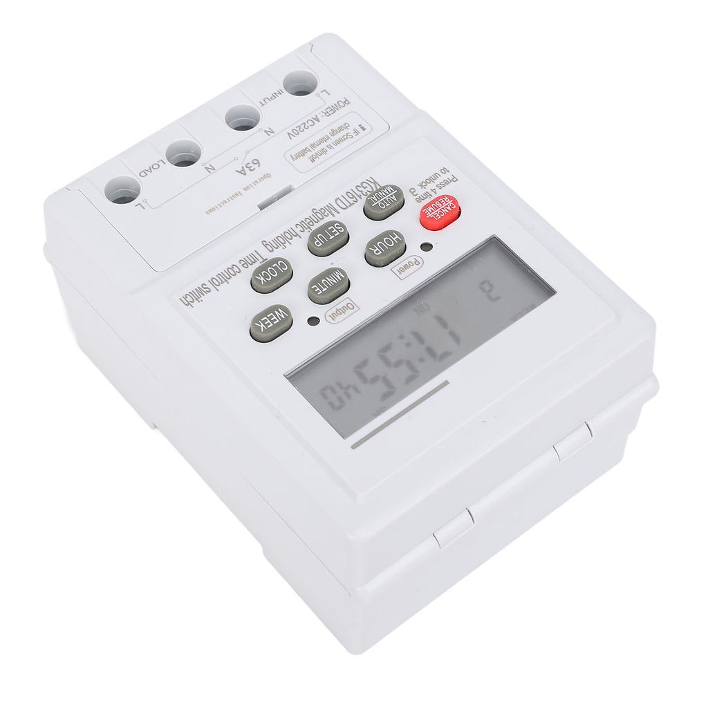 Переключатель управления временем 7-дневный программируемый микрокомпьютер автоматический цифровой таймер для бытовой техники DIN 