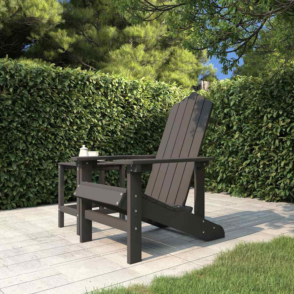 Adirondack Garden Chair HDPE Anthracite