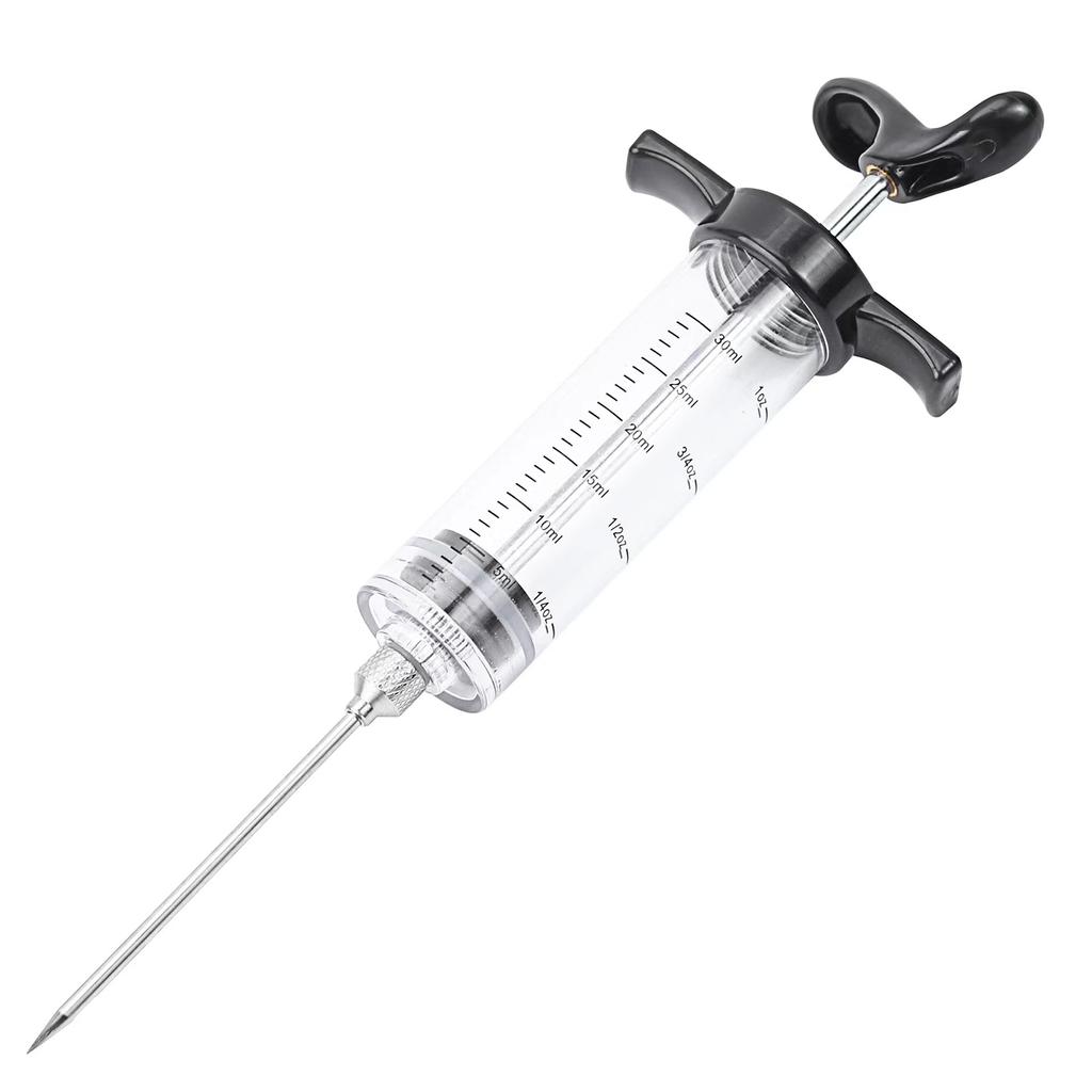 Kitchen Seasoning Syringe Turkey Needle Marinade Syringe Barbecue Syringe Baking Tool Injection Needle