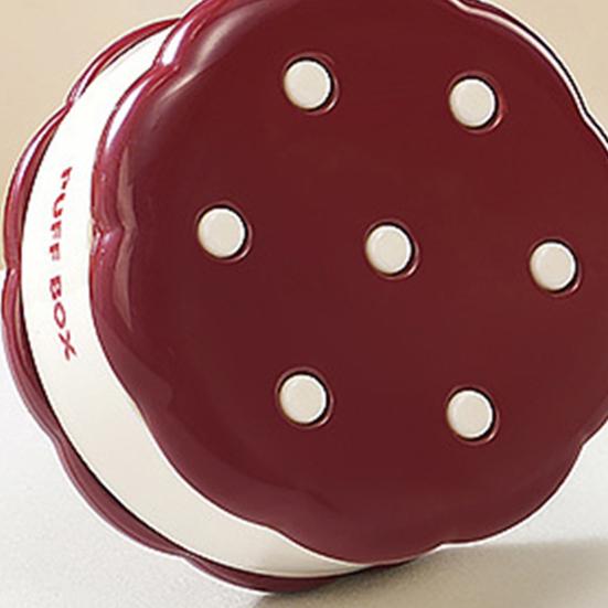 Круглая Пудреница Двухъярусная Разделение Влажного и Сухого Макияжа Чехол для Пуховки Портативный Органайзер для Спонжей Макияжа с Шнурком для Женщин Девочек Дорожное Хранение