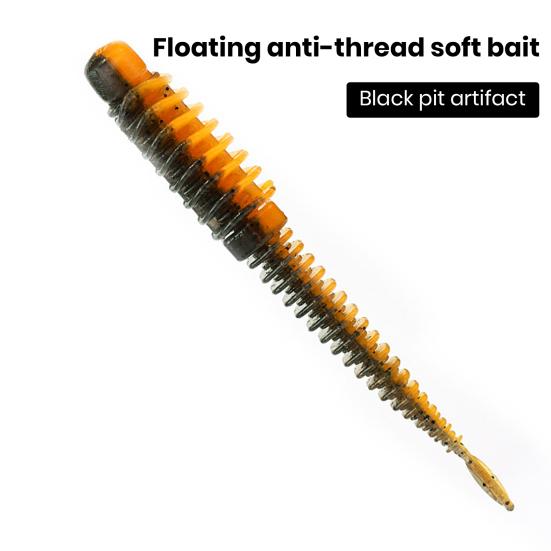 10 шт., мягкие приманки, яркие цвета, гибкие, сильная плавучесть, устойчивые к укусу, плавающие приманки с имитацией червя, рыболовные аксессуары