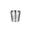 Hammered Texture Double-Wall Beer Cups Stainless Steel Milk Mugs New Cold Water Drinks Cup  Bar