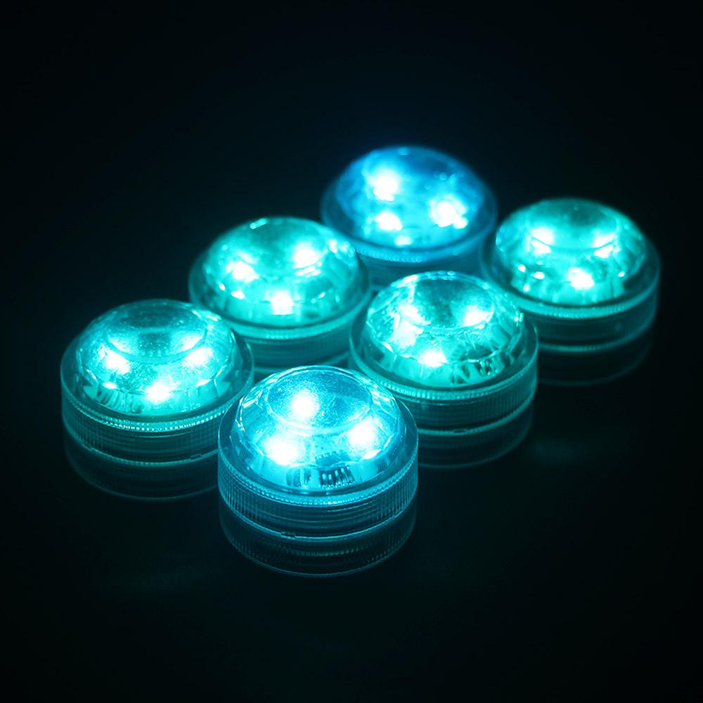 Tub Swimming Pool Aquarium Tea Light Party Decoration Night Lamp Submersible LED Lights Pool Light