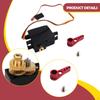 17G Servo Replacement Spare Part with Arm for MN99S 1:12 Scale RC Car 4x4 Remote Control Truck