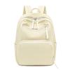Women's Backpack Solid Color Student Schoolbag Travel Bag Commuter Large Capacity Backpack