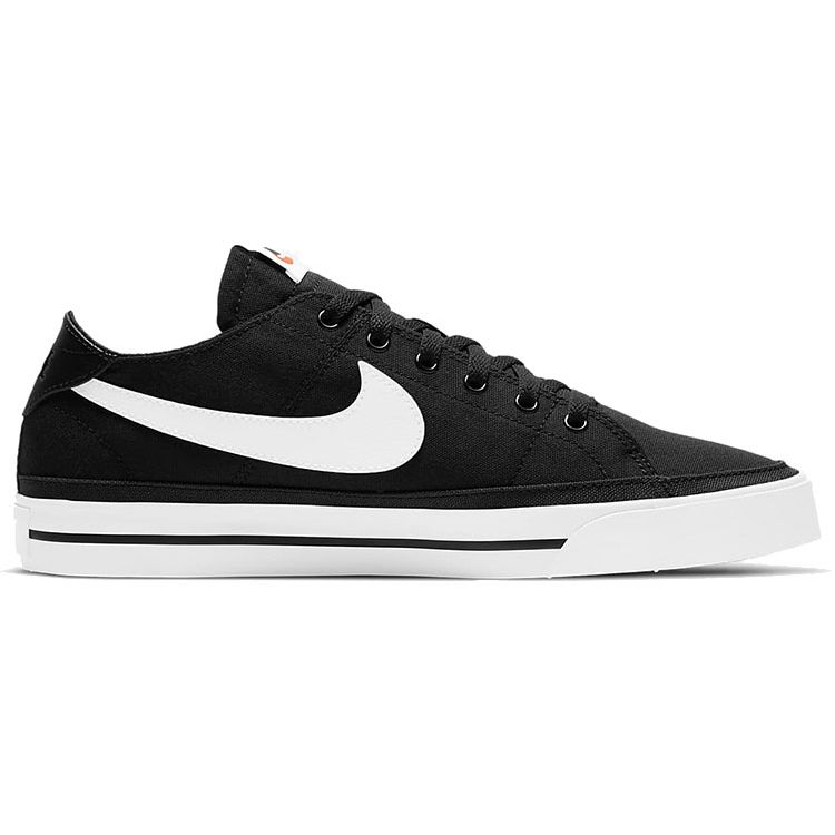 Nike Черно-белые мужские кроссовки Court Legacy Canvas CW6539-002