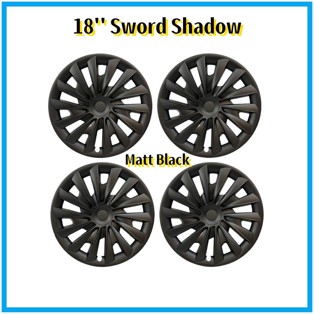 4 шт. колпак ступицы Sword Shadow для Tesla Model 3 Highland 2025 18 дюймов сменный колпак колеса колпак ступицы полный обод крышка