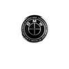 For BMW E46 E90 E60 Car Sticker 1Pcs 45mm Car Steering Wheel Badge Emblem Sticker Auto-Styling For BMW E36 E46 E53 E90 E60 E61 E93 E87 X1 X3 X5 X6 FW1