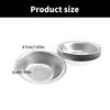 Pack Of 6 Small Round Stainless Steel Paint Mixing Trays for Watercolour & Art Projects, Enthusiasts Home And Studio Use