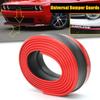 Front Bumper Lip Universal Guard Rubber Side Skirt Body Trim For Dodge Challenger Charger SRT SXT RT 2006-2022 Car