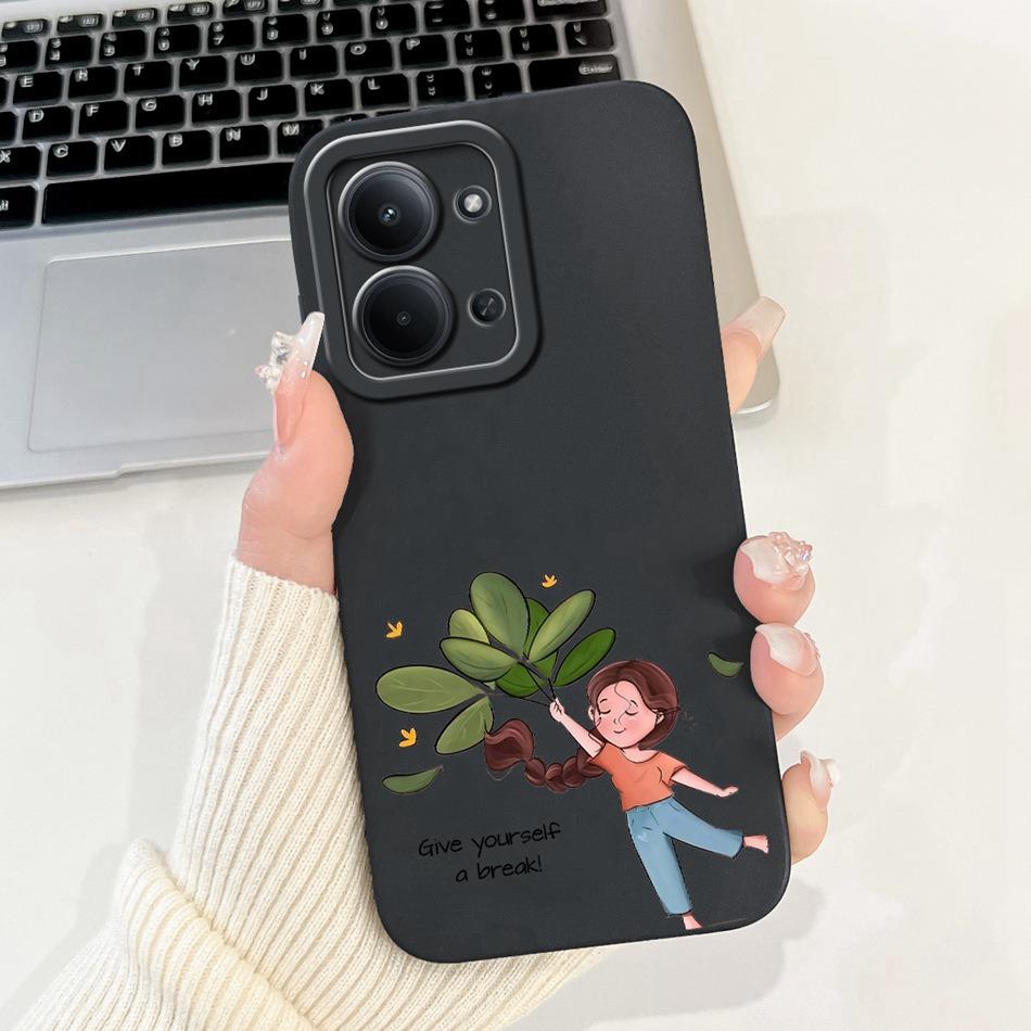 Для Xiaomi Poco C85 4G Милый Кролик Кошка Мультяшный Чехол Для Poco C85 C 85 4G Ударопрочный Мягкий Силиконовый Чехол