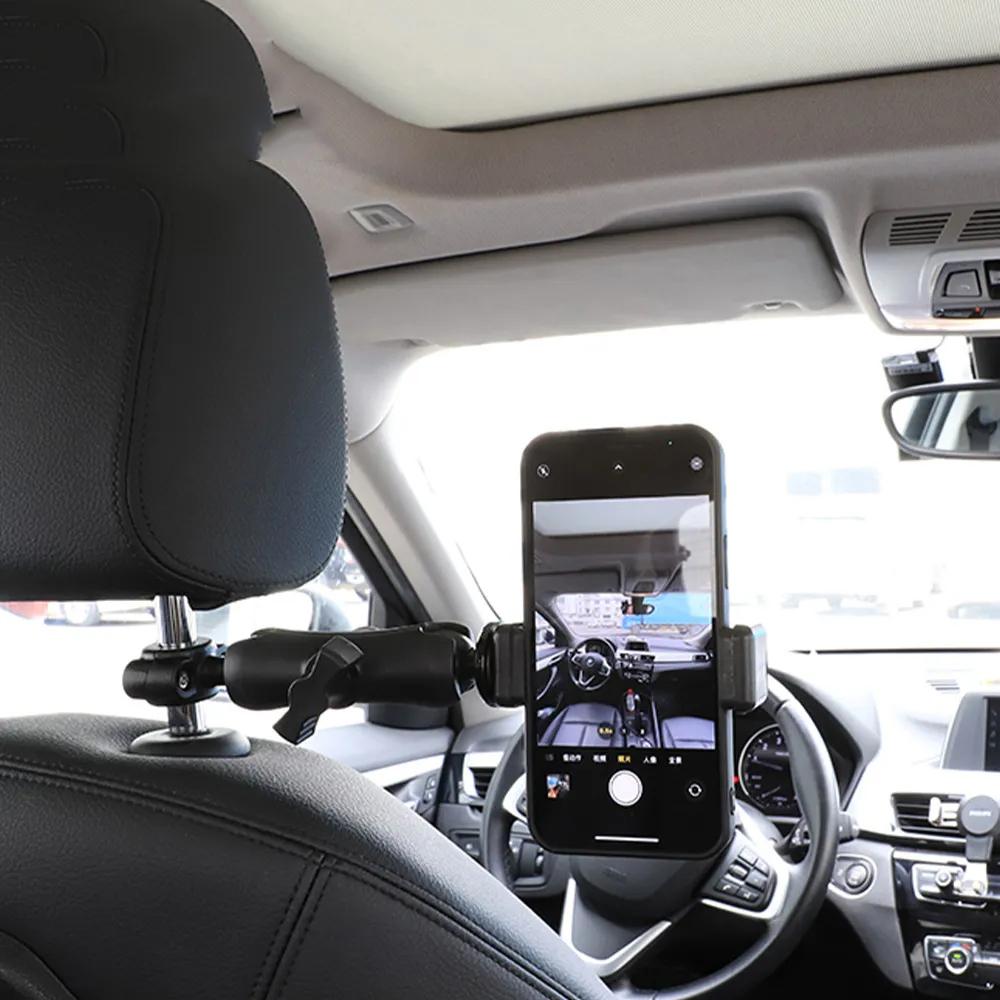 Комплект креплений-держателей на автомобильное кресло, в кабину водителя, видео-рука для влога для Gopro 13, телефона, Insta360 X5 X4 Ace, DJI Action 5, аксессуар для экшн-камеры