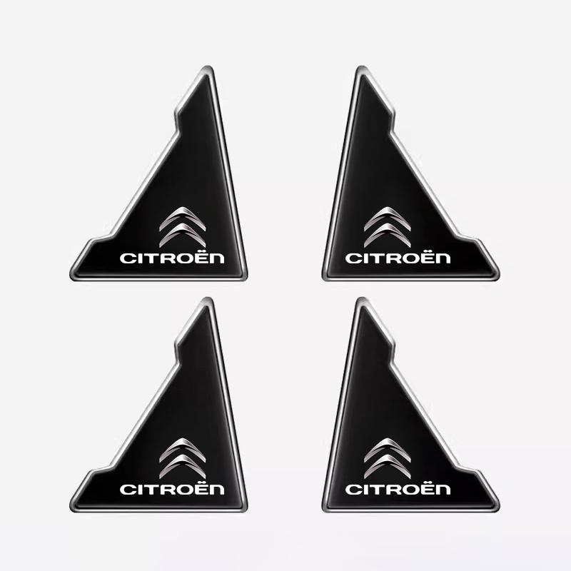 EAFF5 4Pcs Car Door Anti-scratch Sticker Auto Protective Decals For Citroen C3 C5 AIRCROSS C5X C4 Cactus PICASSO e-C3 e-C4 C1 C-Crosse