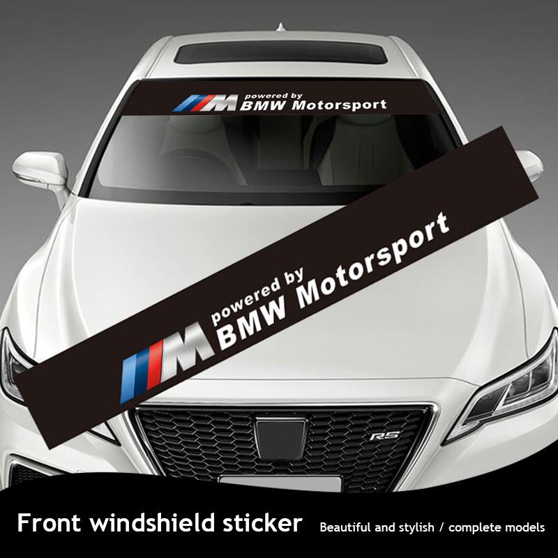 OEBX9 BMW Car Front Rear Windshield Decal Sticker Decoration Auto Styling For E62 X4 G20 E30 X3 X1 G11 M E93 G05 X5 X6 F30 F40 F10 E90