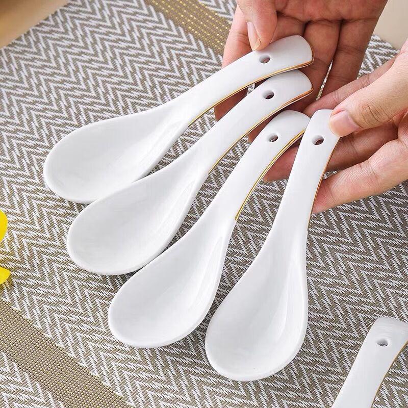 Ceramic Soup Spoons