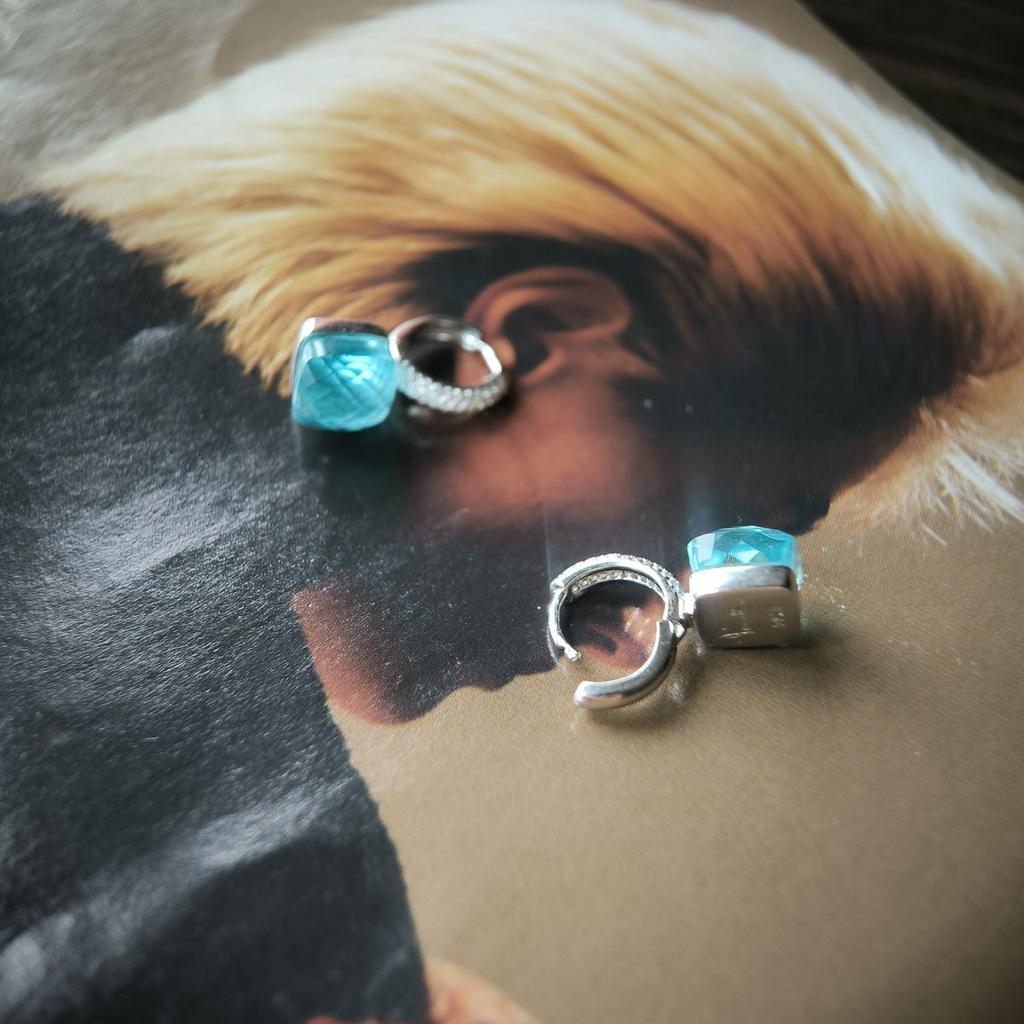 Серебряные серьги с фианитами (2177340)