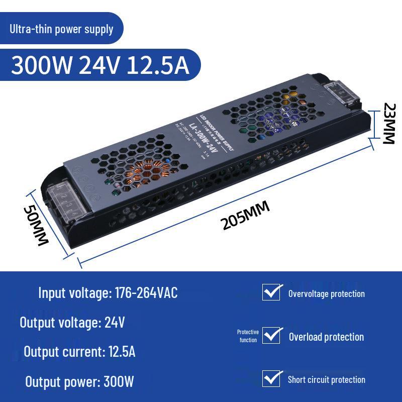 Линейная светодиодная лента COB, самоклеящаяся, встраиваемая, 24 В/12 В для потолка гостиной