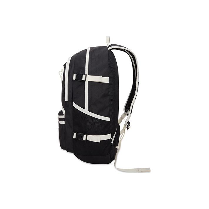 New Converse Straight Edge Polyester Backpack Regular Unisex Black 10023003-A01