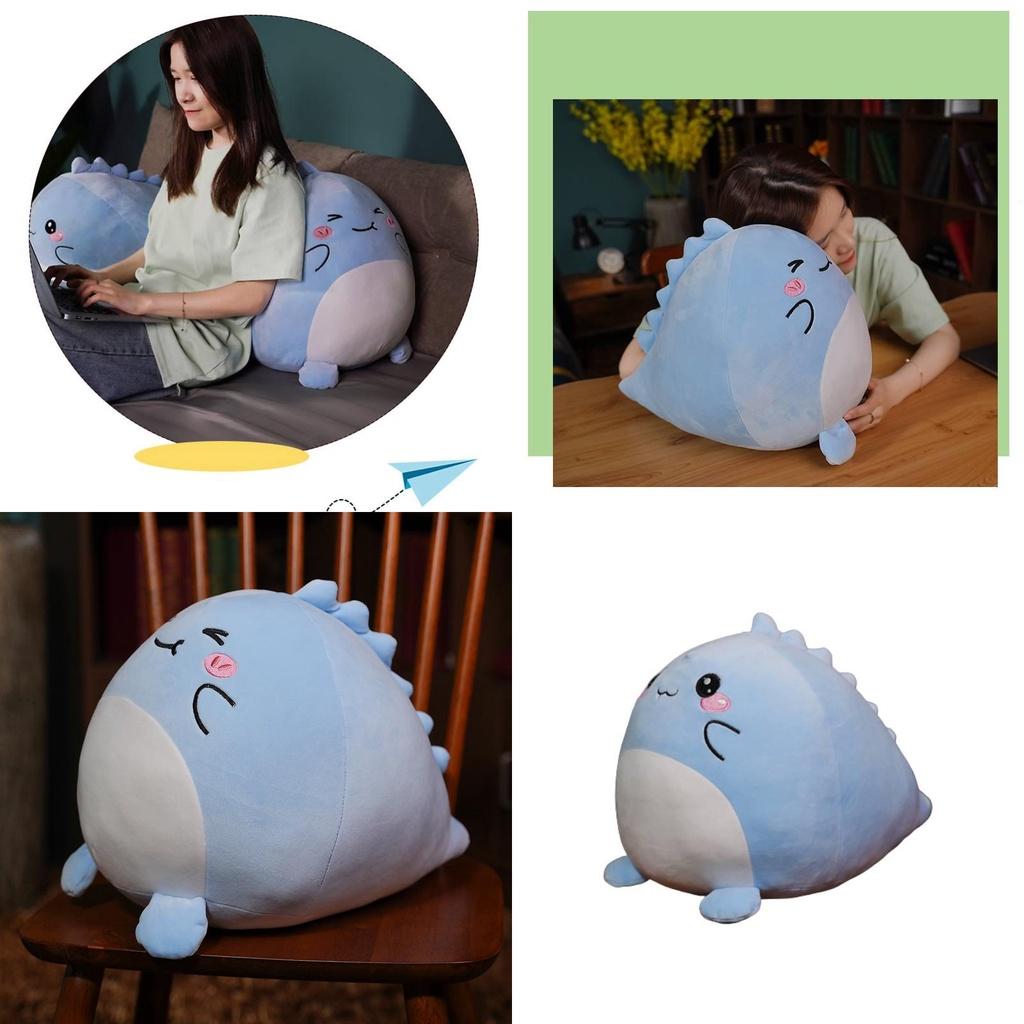 Плюшевая игрушка Squishmallow Динозавр Супермягкий короткий плюш Синий/розовый 20см/7.87дюймов