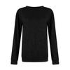 Women's Shirt Round Neck Casual  Fashion Solid Color Long Sleeve