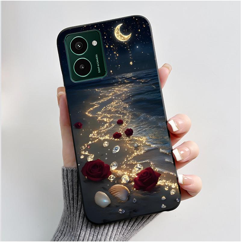 Мягкий чехол из ТПУ для Nokia HMD Pulse Pro Pulse+ Plus, роскошный, милый, с кроликом, смешной, черный силиконовый, защитная задняя крышка, чехол для телефона