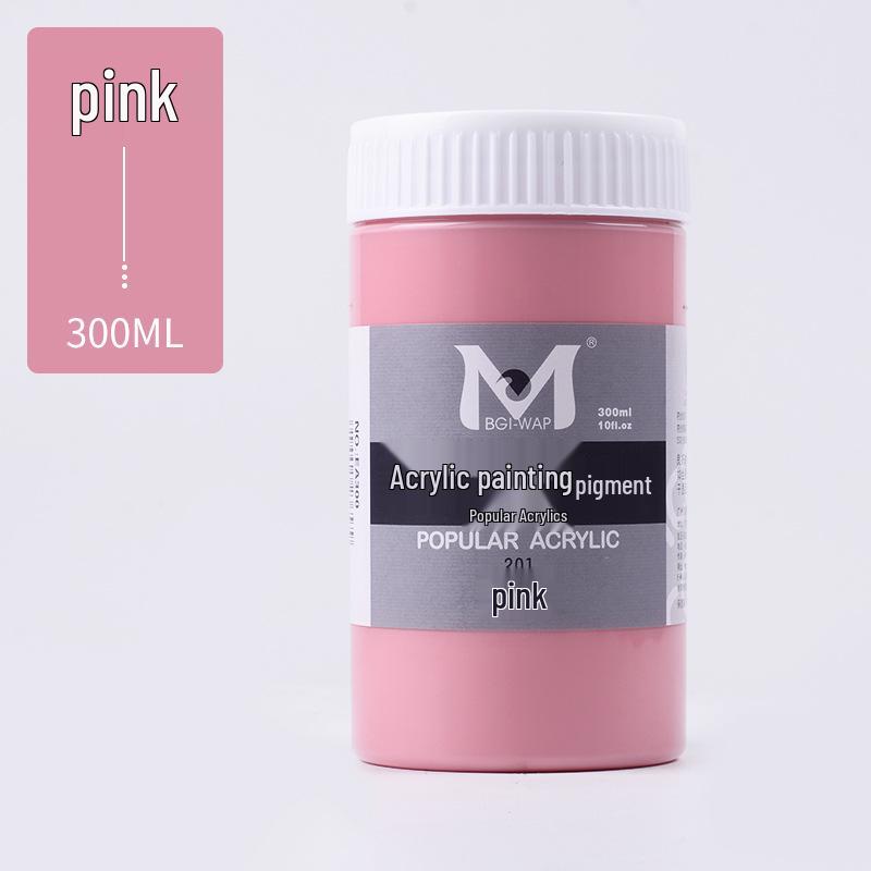 Meibang Special White Metallic Acrylic Paint for DIY Plaster Doll and Wall Painting